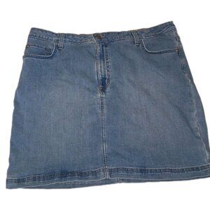 Lee Size 18 Blue Jean Skirt